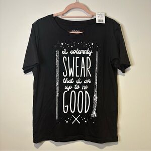 NWT harry potter i solemnly swear that i am up to no good tshirt size large